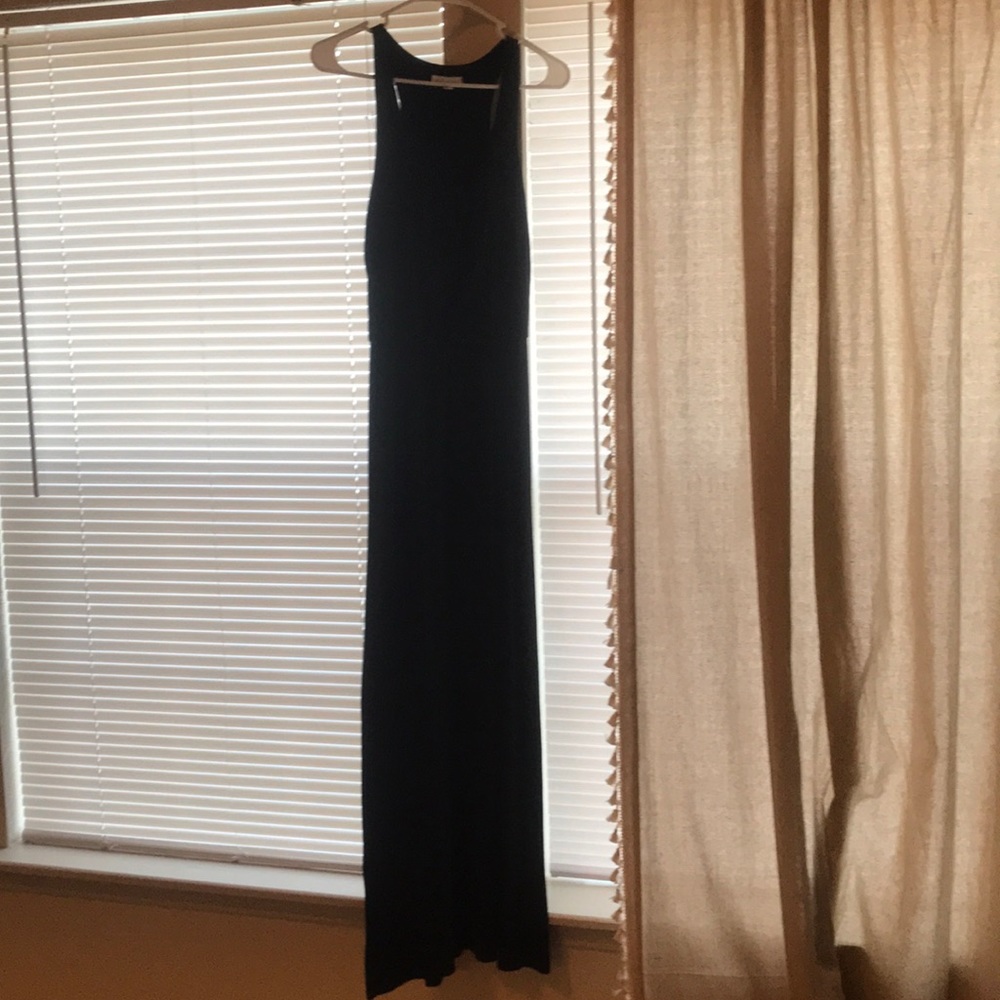 Black maxi dress